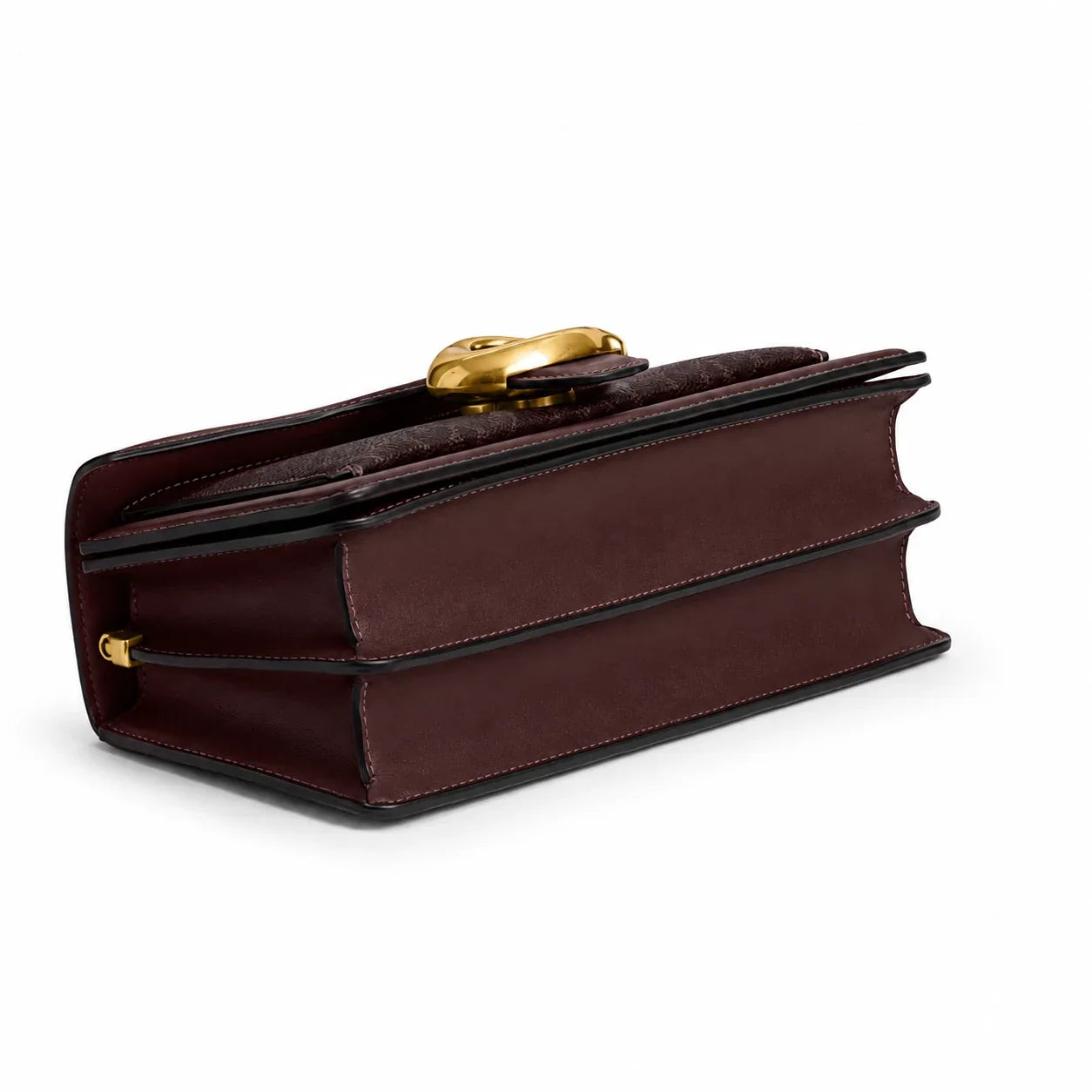 Tabby Schultertasche 26 – Messing/Ahorn